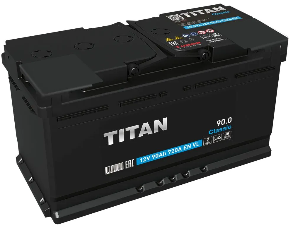 Аккумулятор TITAN Classic 6СТ-90.0