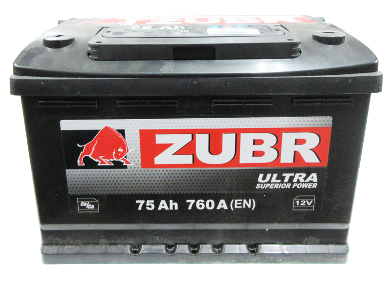 Аккумулятор ZUBR Ultra 6СТ-75.1