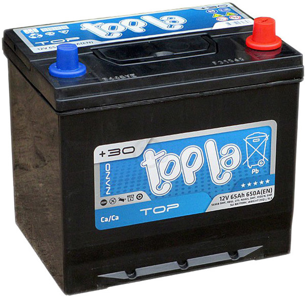 Аккумулятор TOPLA Top sealed JIS 6СТ-65.0