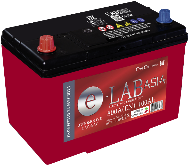 Аккумулятор E-LAB Asia 6СТ-100.1