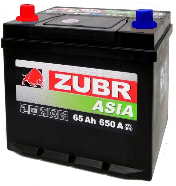 Аккумулятор ZUBR Premium Asia 6СТ-65.1