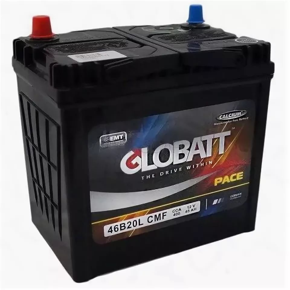 Аккумулятор GLOBATT 6СТ-45.0 (46B20L)