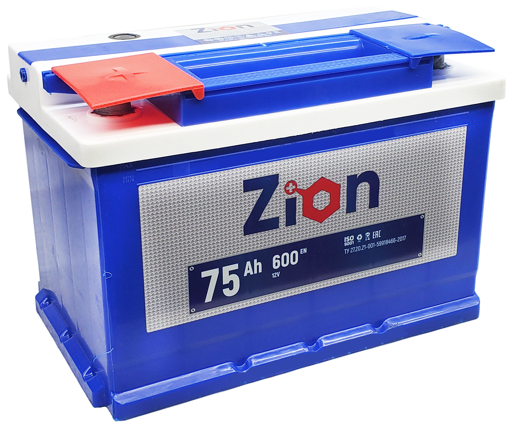 Аккумулятор ZION 6СТ-75.0