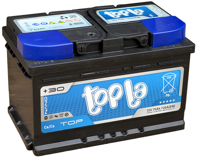 Аккумулятор TOPLA Top Sealed 6СТ-75.0