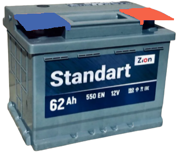 Аккумулятор ZION Standart 6СТ-62.0