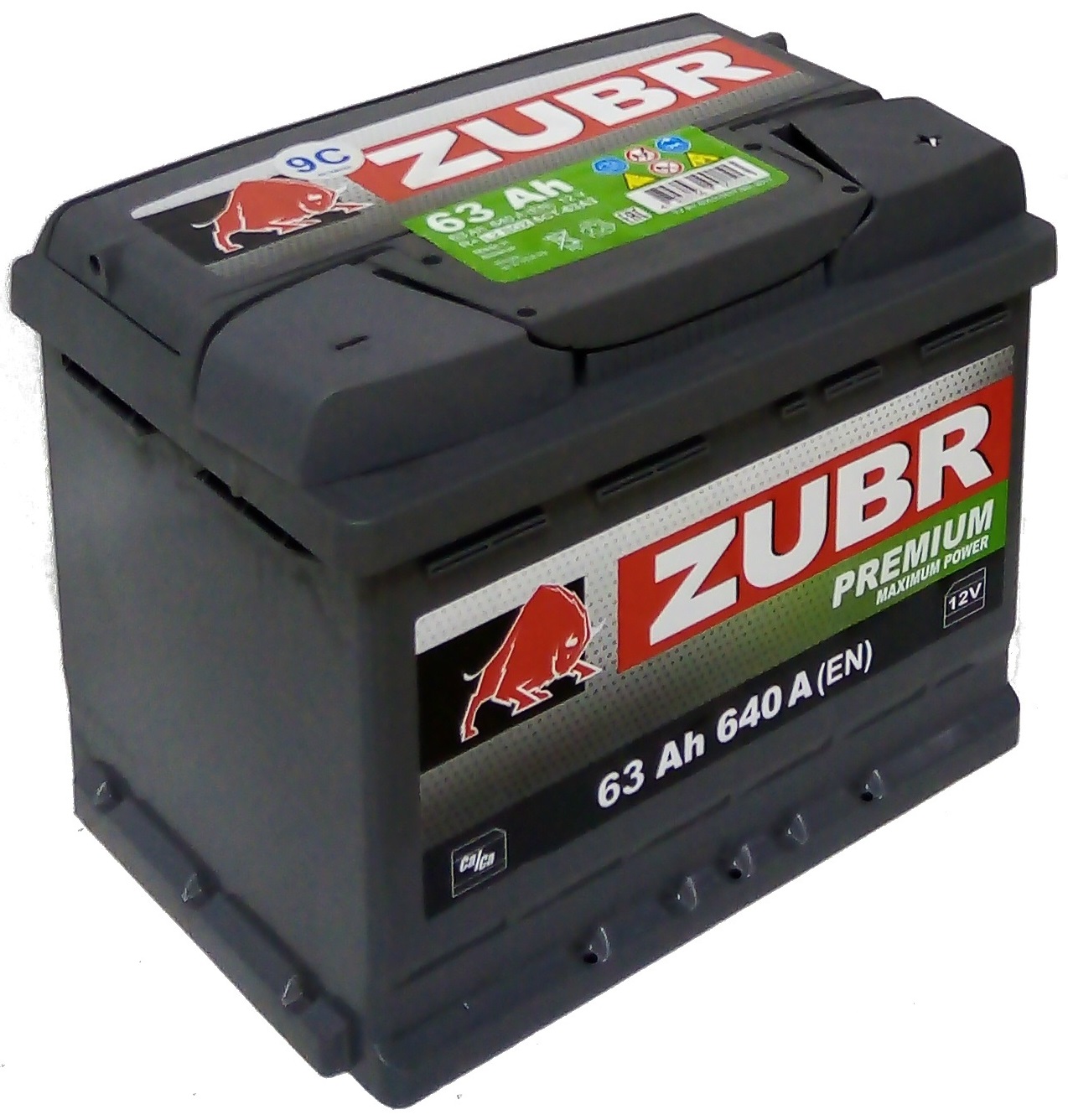 Аккумулятор ZUBR Premium 6СТ-63.0