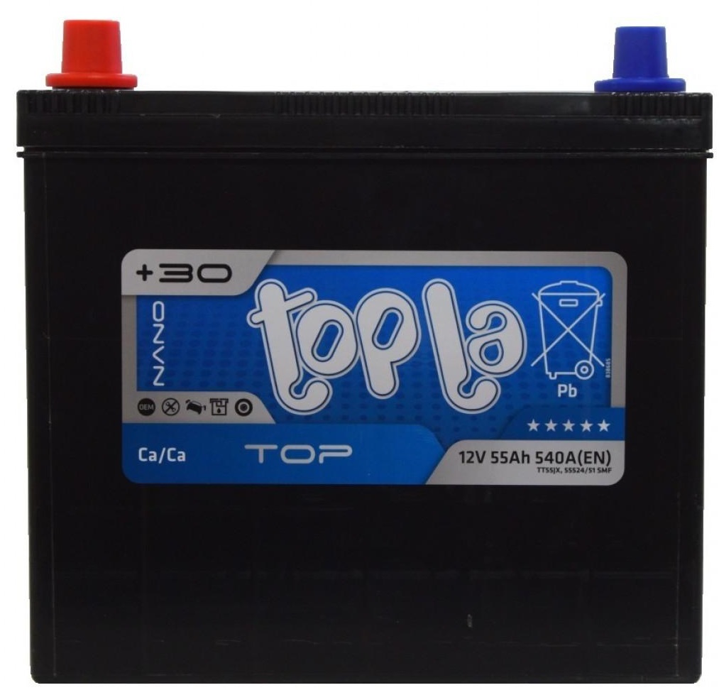 Аккумулятор TOPLA Top sealed JIS 6СТ-55.1
