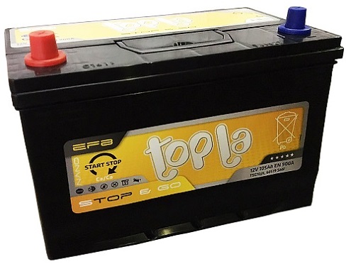 Аккумулятор TOPLA EFB Stop&Go 6СТ-105.1 JIS