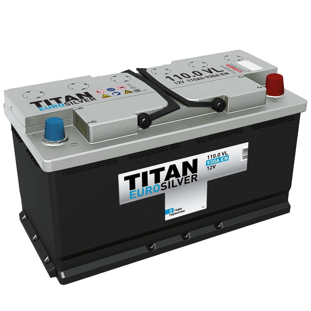 Аккумулятор TITAN Euro Silver 6СТ-110.0