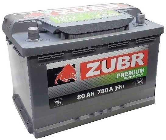Аккумулятор ZUBR Premium 6СТ-80.1