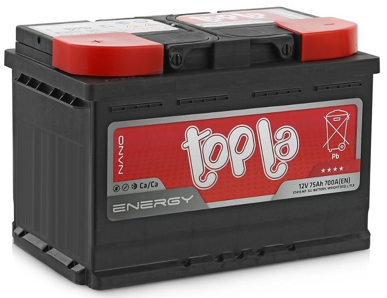 Аккумулятор TOPLA Energy 6СТ-75.1