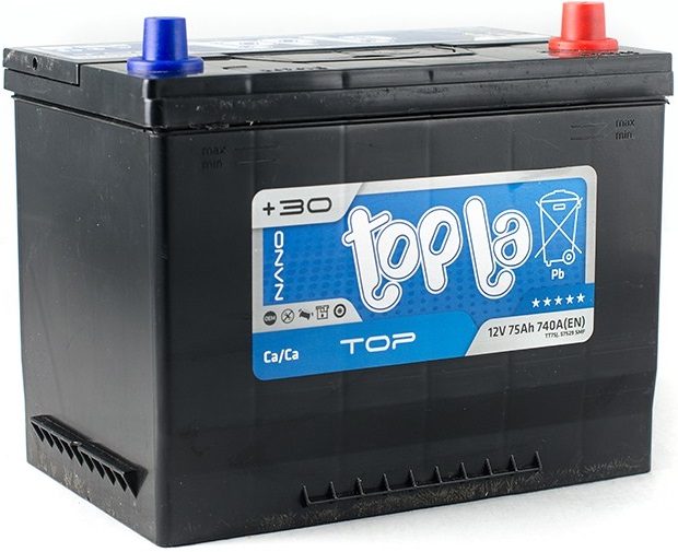 Аккумулятор TOPLA Top sealed JIS 6СТ-75.0