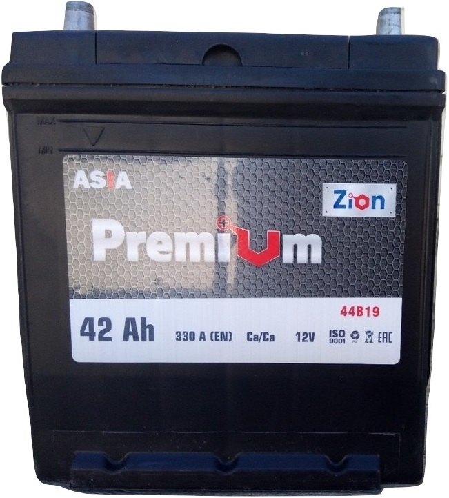 Аккумулятор ZION Premium JIS 6СТ-42.0