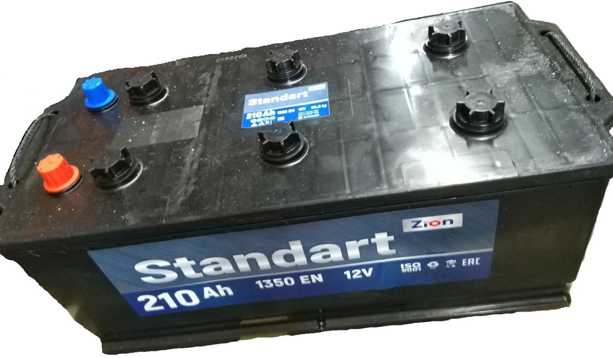 Аккумулятор ZION Standart 6СТ-210.4 болт