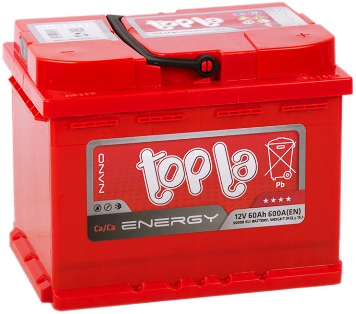 Аккумулятор TOPLA Energy 6СТ-60.0