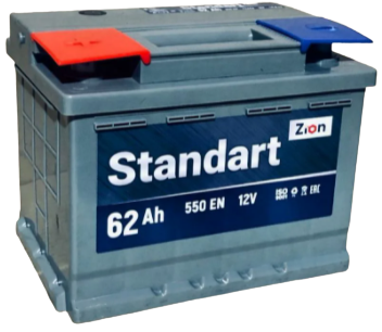 Аккумулятор ZION Standart 6СТ-62.1