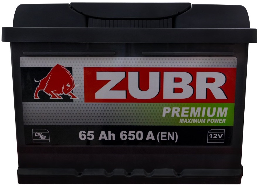 Аккумулятор ZUBR Premium 6СТ-65.0