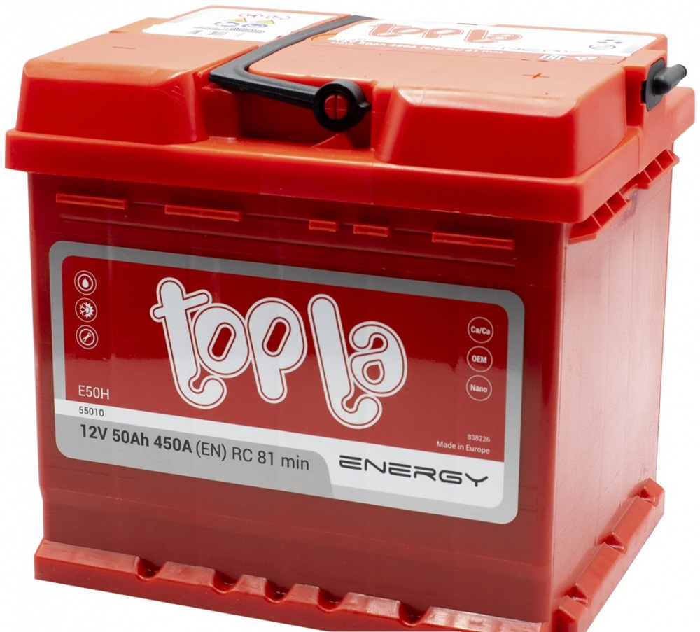 Аккумулятор TOPLA Energy 6СТ-50.0