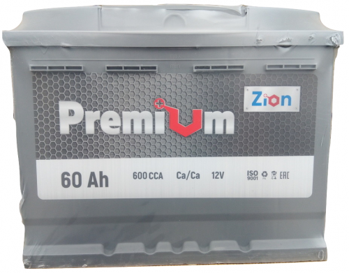 Аккумулятор ZION Premium 6СТ-60.0