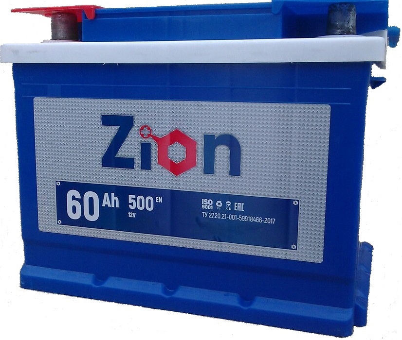 Аккумулятор ZION 6СТ-60.1